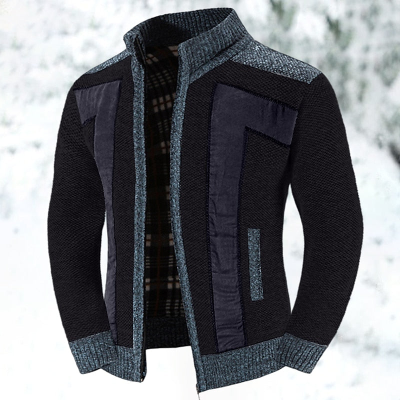 Kian | Herren Langarm-Cardigan mit Taschen
