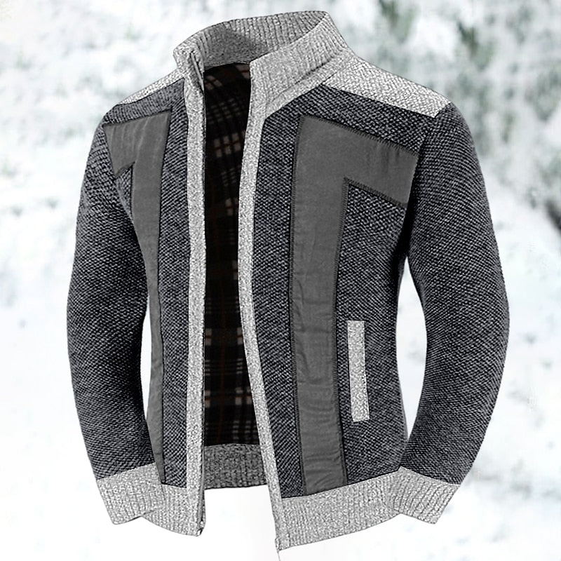 Kian | Herren Langarm-Cardigan mit Taschen