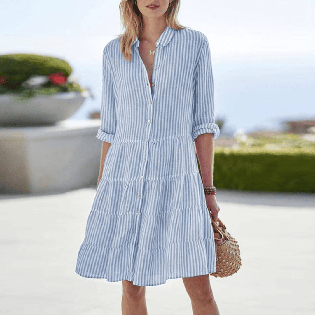 Lolita | Leichtes und Luftiges Gestreiftes Minikleid für Damen