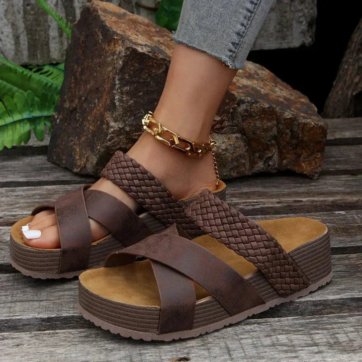 Flore | Orthopädische Sandalen für Damen mit flachem Absatz