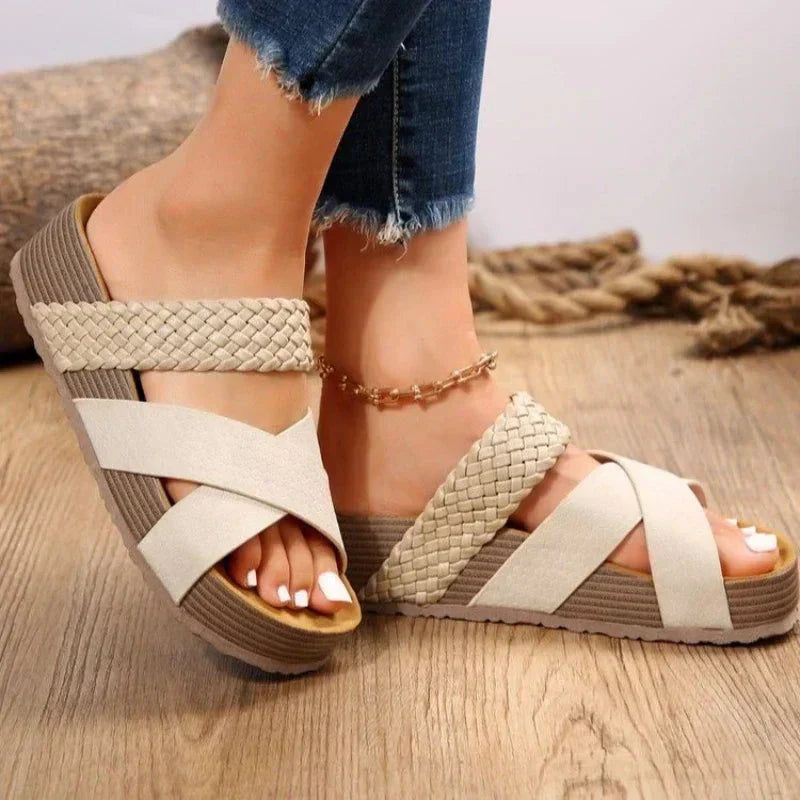 Flore | Orthopädische Sandalen für Damen mit flachem Absatz