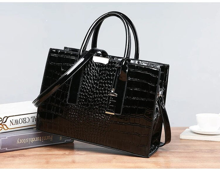 New York Krokodil-Prägung Handtasche für Damen