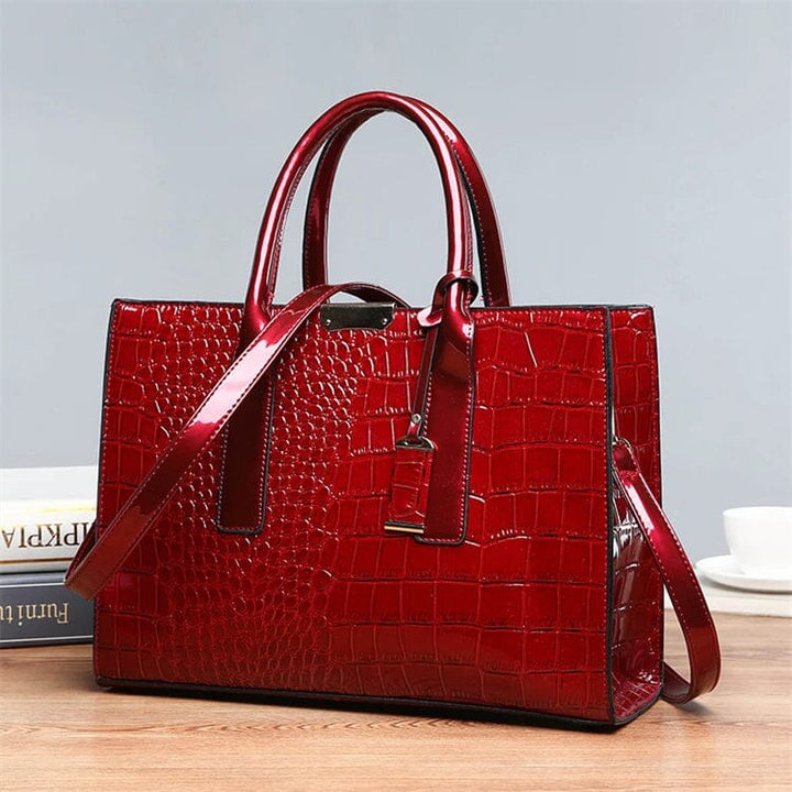 New York Krokodil-Prägung Handtasche für Damen