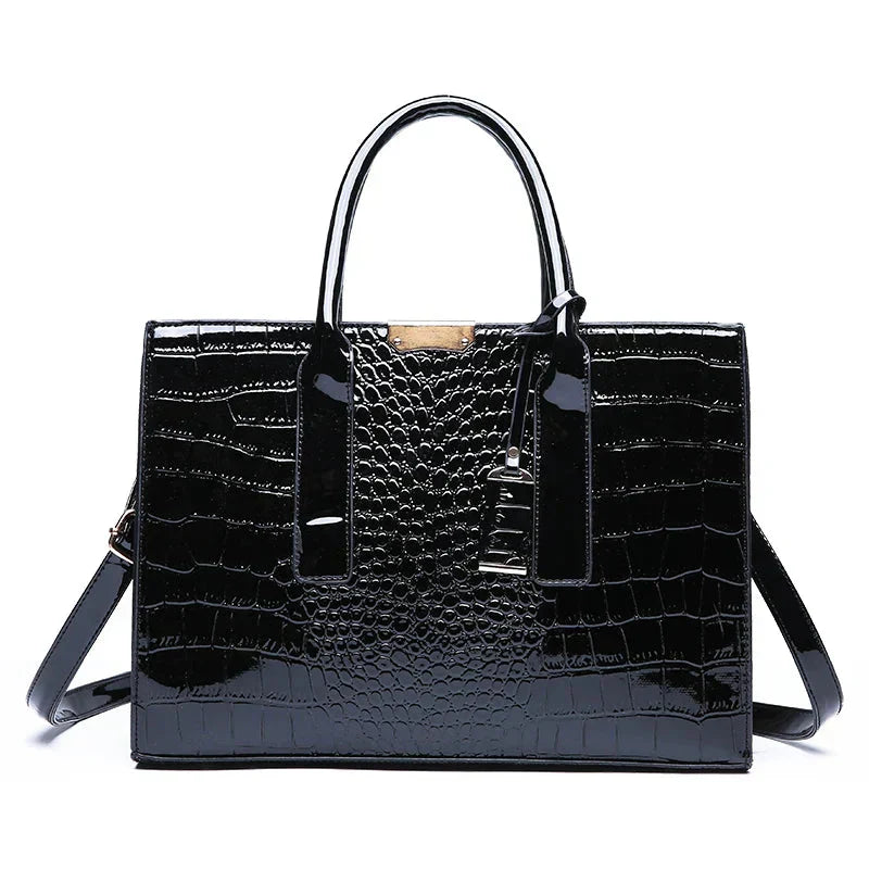New York Krokodil-Prägung Handtasche für Damen