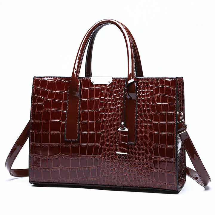 New York Krokodil-Prägung Handtasche für Damen