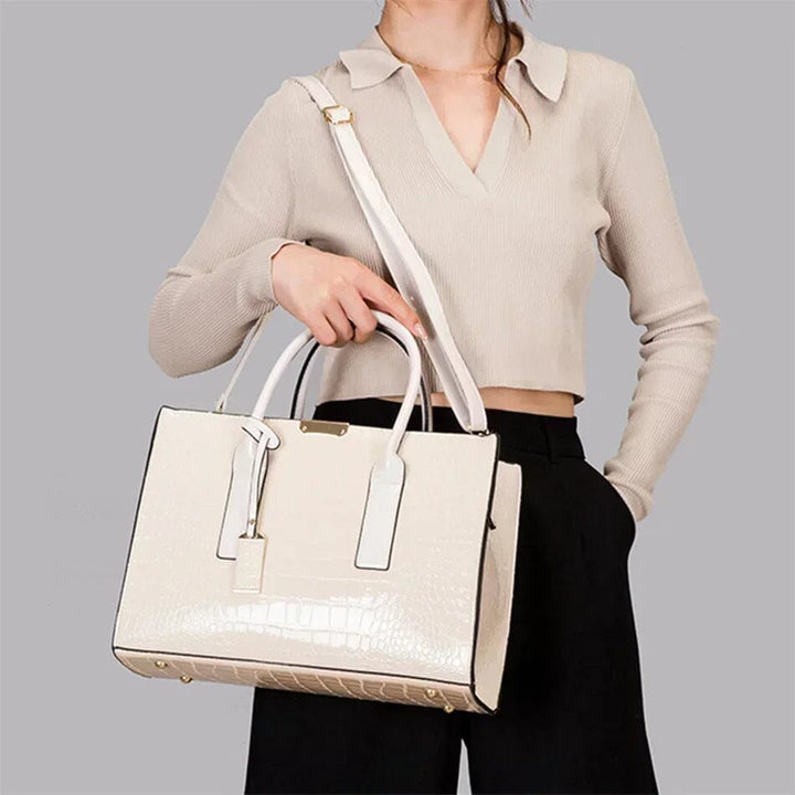 New York Krokodil-Prägung Handtasche für Damen