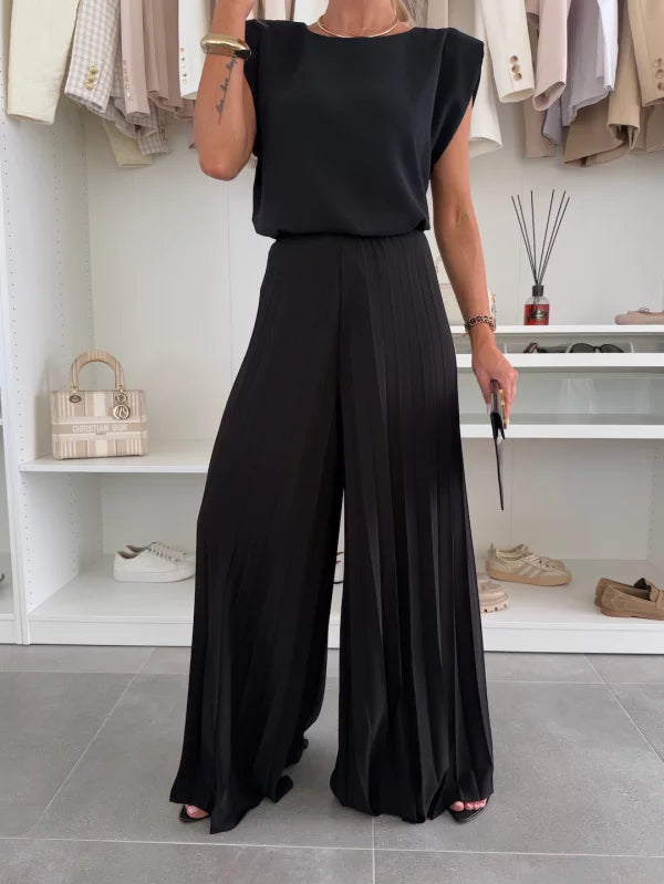 Maruja | Elegantes Zweiteiliges Set für Damen mit V-Ausschnitt