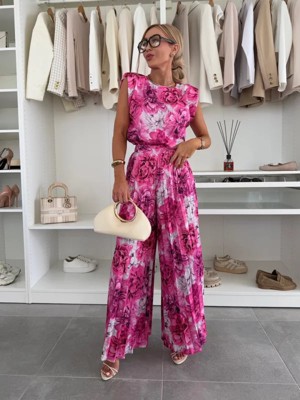 Maruja | Elegantes Zweiteiliges Set für Damen mit V-Ausschnitt