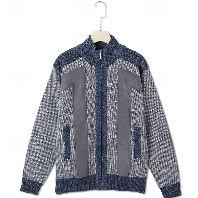 Kian | Herren Langarm-Cardigan mit Taschen