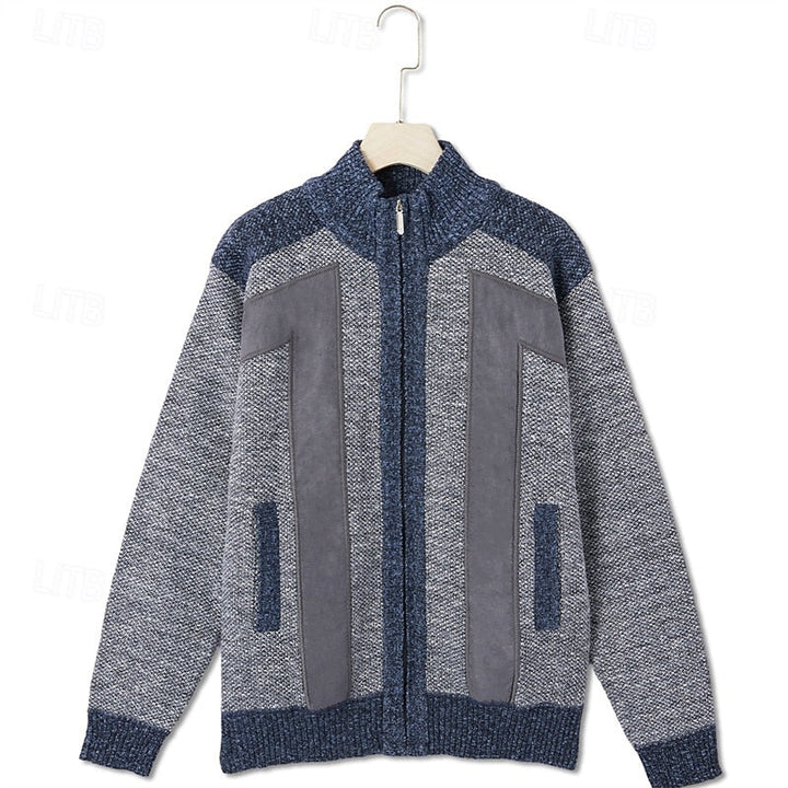 Kian | Herren Langarm-Cardigan mit Taschen