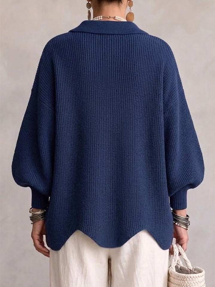 Damen Strickjacke mit Knöpfen, Langarm