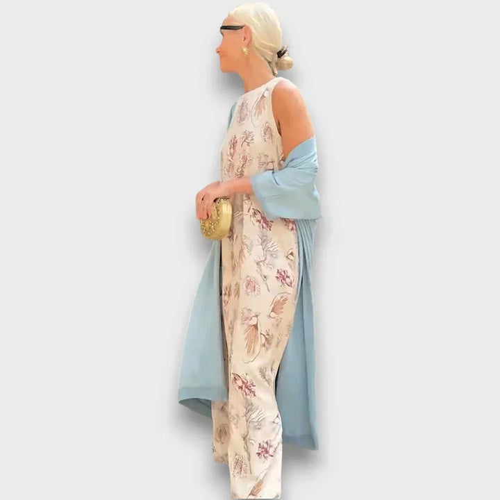 Artemis | Künstlerisches Flow-Set für Damen mit Rundhalsausschnitt