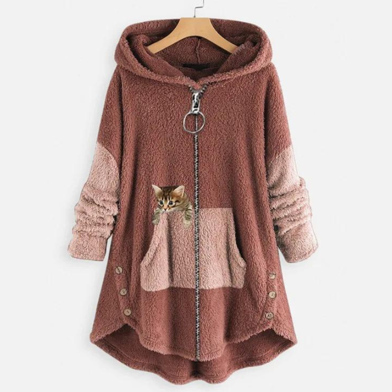 Agnes | Ultraweicher und warmer Plüsch-Hoodie für Damen