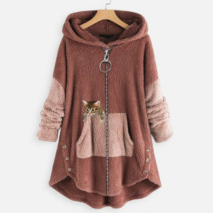 Agnes | Ultraweicher und warmer Plüsch-Hoodie für Damen
