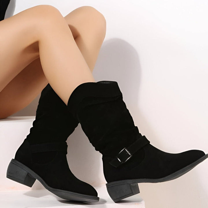 Anika | Freizeitstiefel für Damen mit Weichem Fussbett und niedrigem Absatz