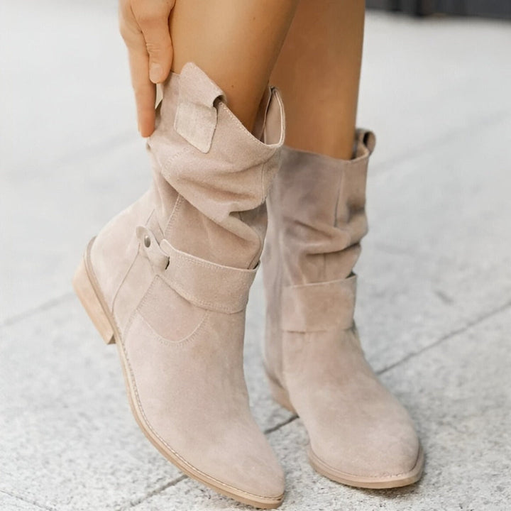 Anika | Freizeitstiefel für Damen mit Weichem Fussbett und niedrigem Absatz