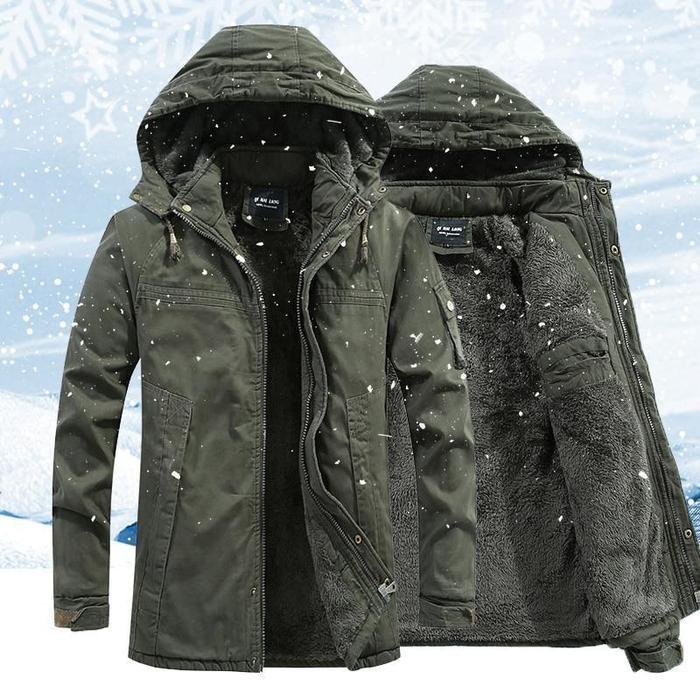 Marlene | Warmer und Modischer Wintermantel für Damen mit Punkten und Kapuze