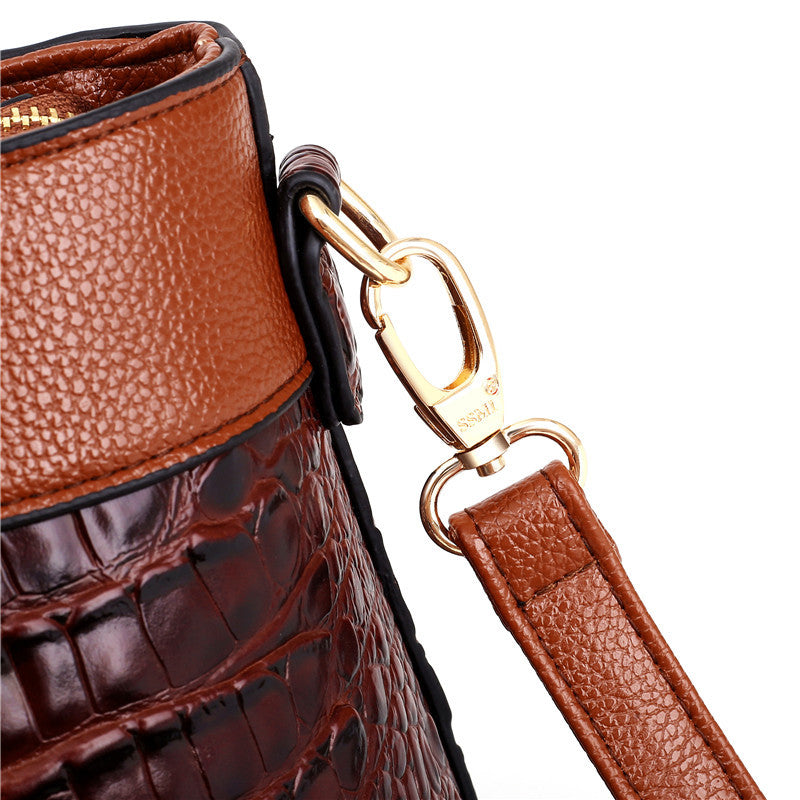 Alfrida | Elegante Handtasche für Damen mit anspruchsvoller Krokodil-Prägung