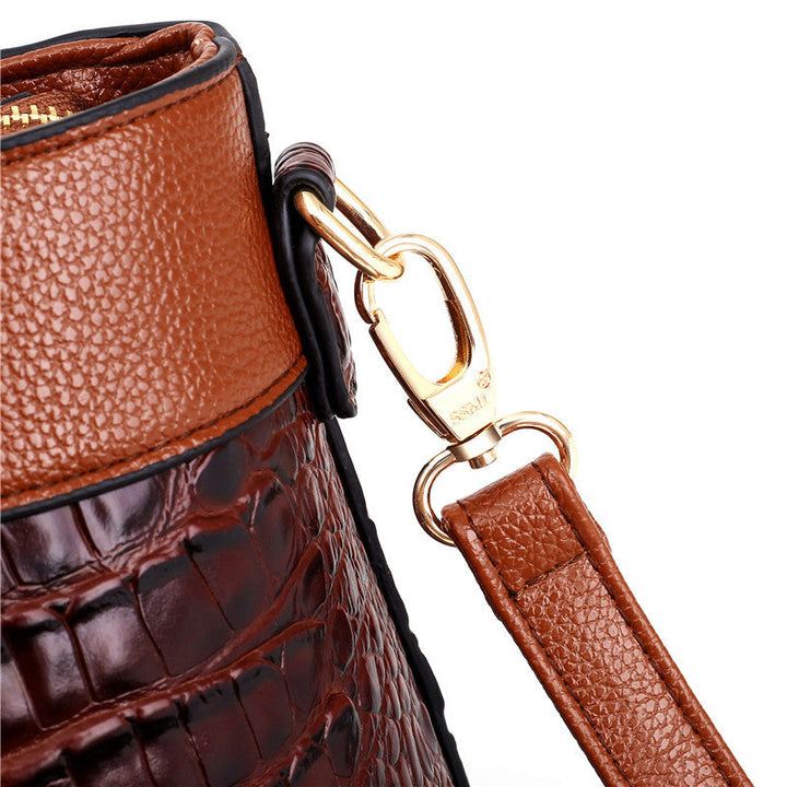 Alfrida | Elegante Handtasche für Damen mit anspruchsvoller Krokodil-Prägung