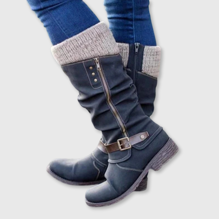 Bonnie | Orthopädische Komfort-Stiefeletten für Damen mit mittelhohem Absatz