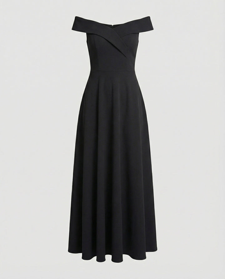 Frieda | Damen Maxikleid im Off-Shoulder-Stil
