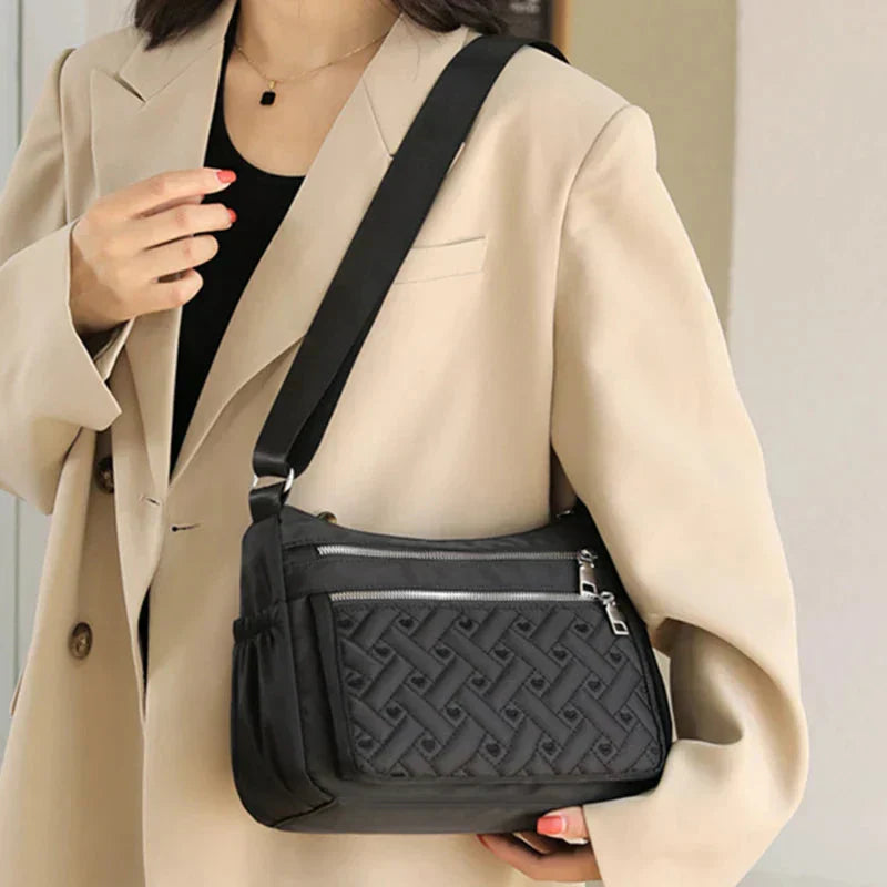 BEST Nylon Schultertasche für Damen