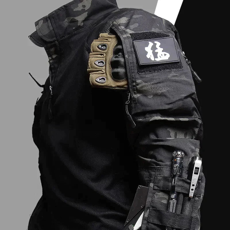Jakob | Streetwear Herbst Tactical Anzug Set für Männer für Herren