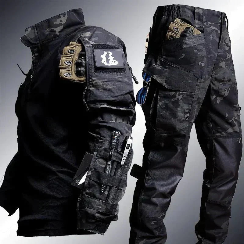 Jakob | Streetwear Herbst Tactical Anzug Set für Männer für Herren