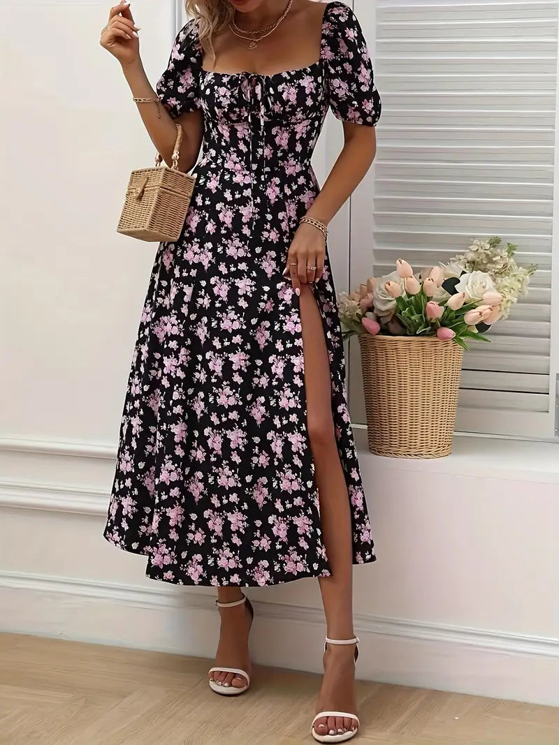 Mirella | Feminin floral Kleid