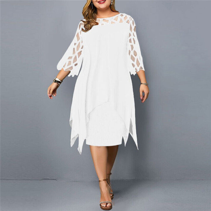 Kirsty | Schickes Plus-Size-Midi-Kleid für moderne Frauen für Damen