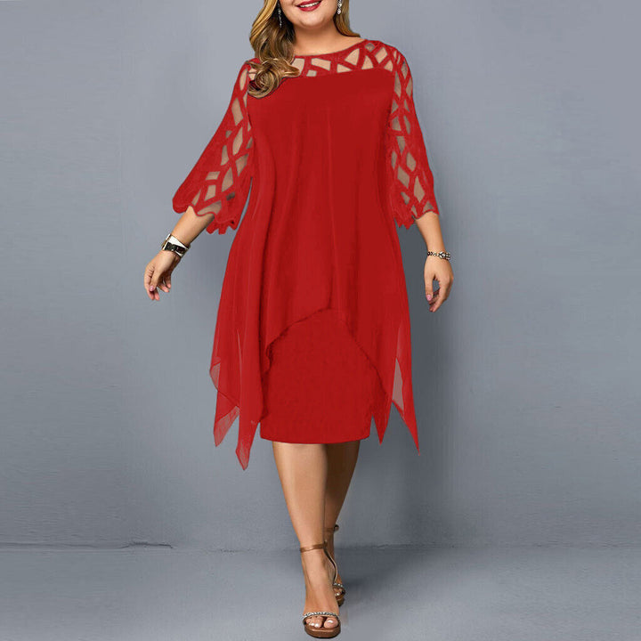 Kirsty | Schickes Plus-Size-Midi-Kleid für moderne Frauen für Damen
