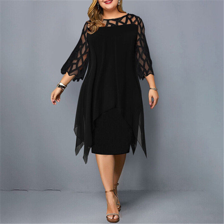 Kirsty | Schickes Plus-Size-Midi-Kleid für moderne Frauen für Damen