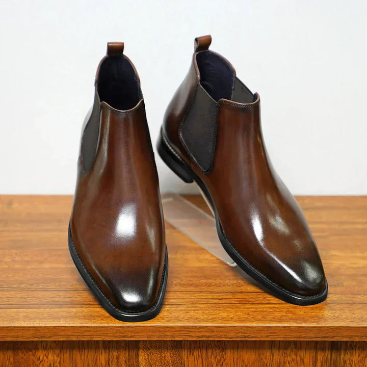 Blake | Raffinierte Chelsea-Stiefel für Herren mit flachem Absatz