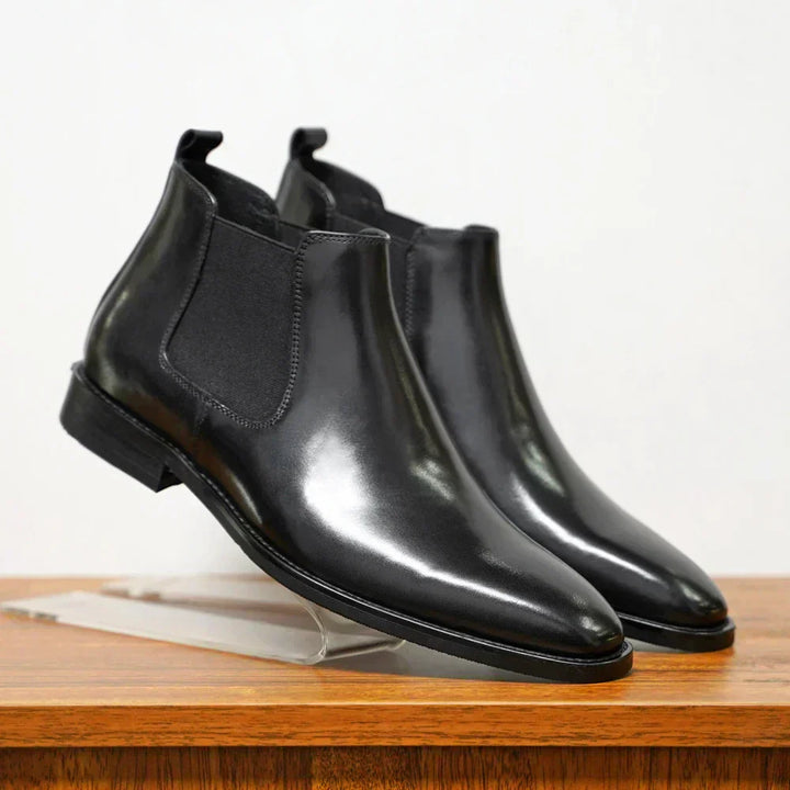Blake | Raffinierte Chelsea-Stiefel für Herren mit flachem Absatz