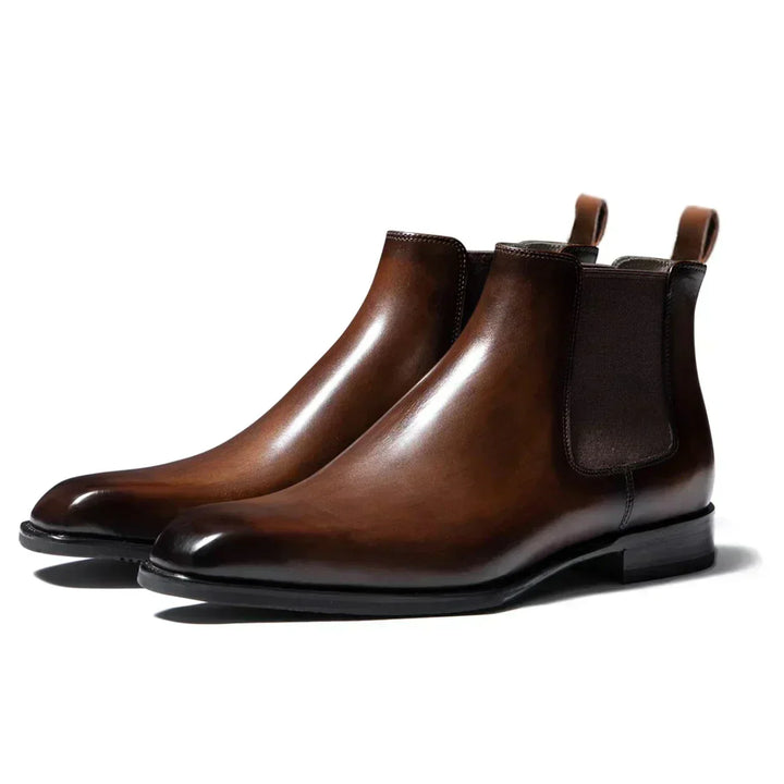 Blake | Raffinierte Chelsea-Stiefel für Herren mit flachem Absatz