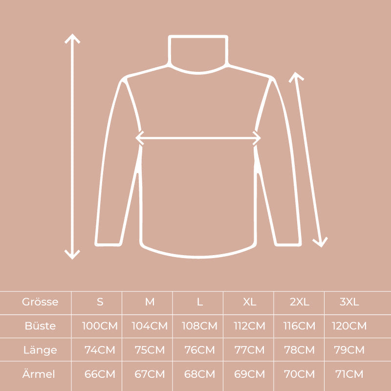 Elena | Damen Rollkragenpullover mit langen Ärmeln