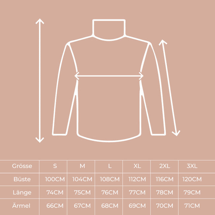 Elena | Damen Rollkragenpullover mit langen Ärmeln