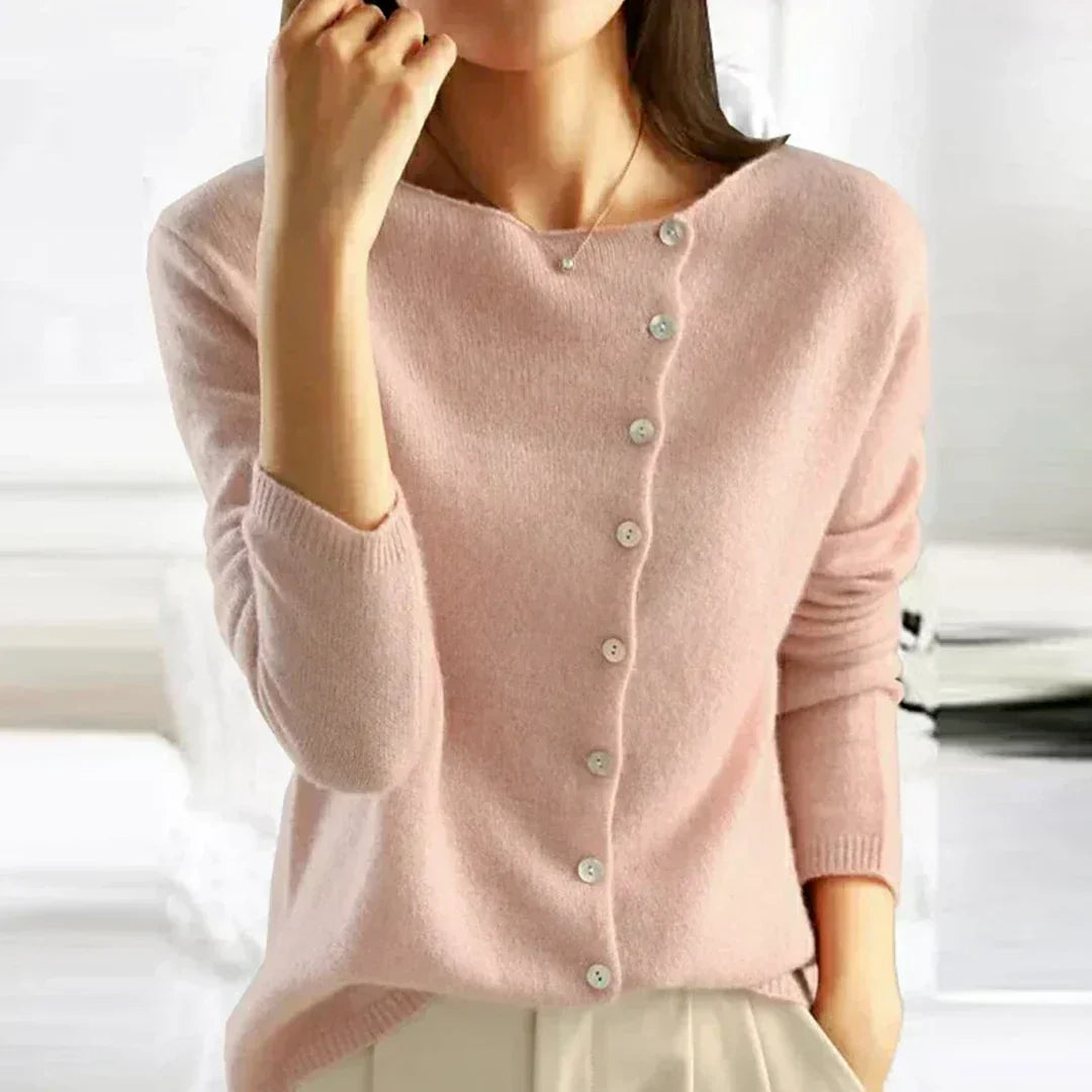 Paige | Cozy Cardigan für Damen mit V-Ausschnitt und langen Ärmeln