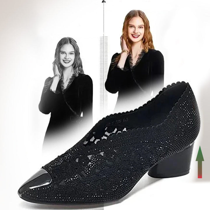 Jane | Orthopädische Mesh-Sandalen für Damen mit mittelhohem Absatz