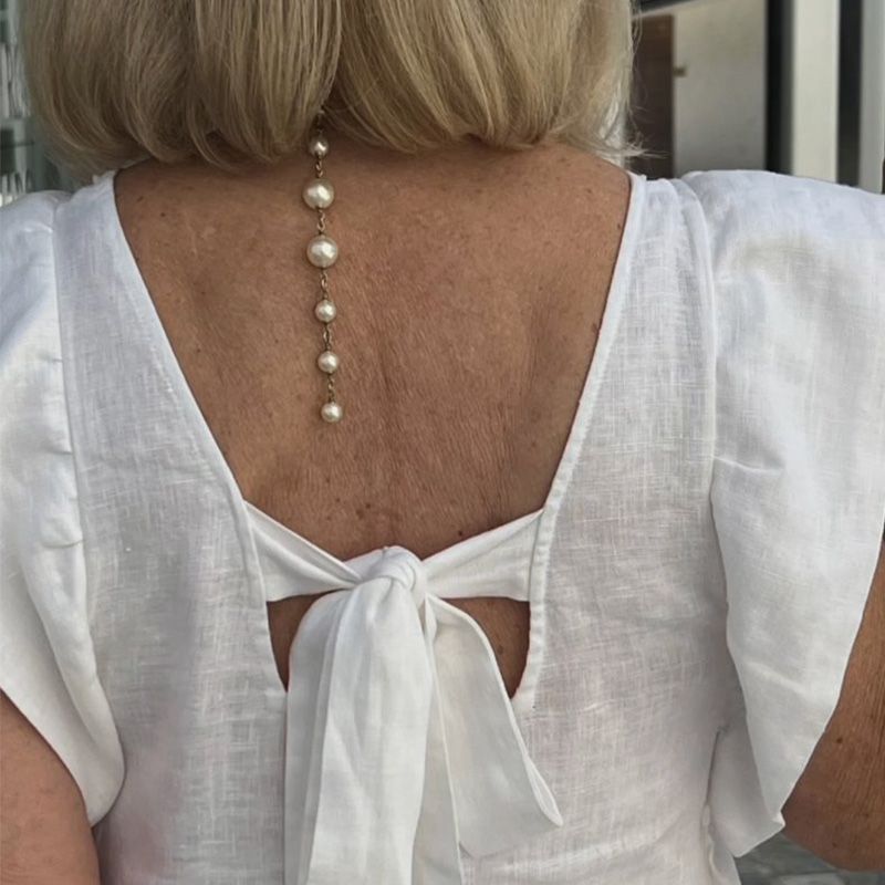 Annabel | Freizeitkleid für Damen mit V-Ausschnitt