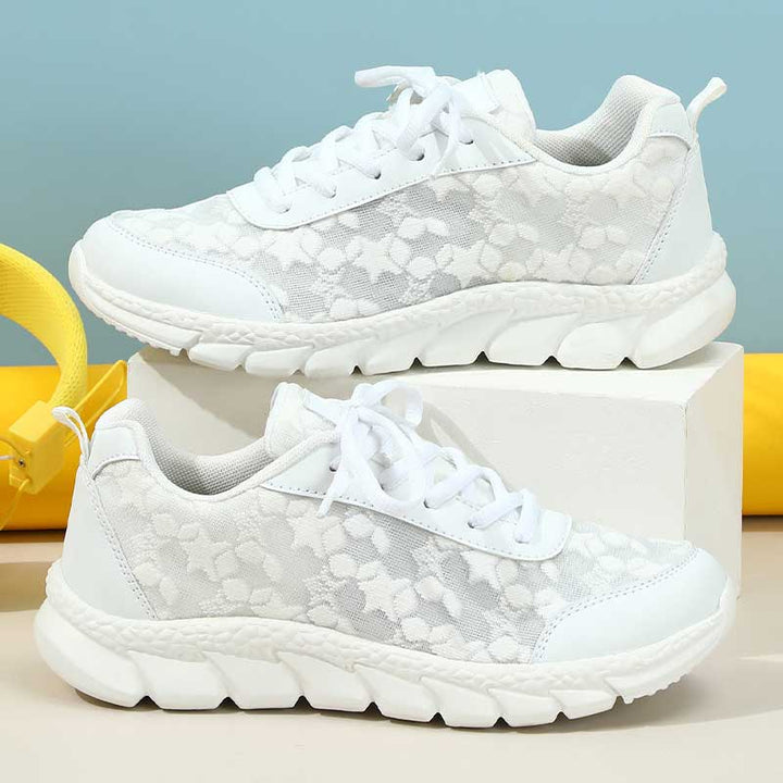 Emily | Stilvolle orthopädische Turnschuhe für Damen mit flachem Absatz