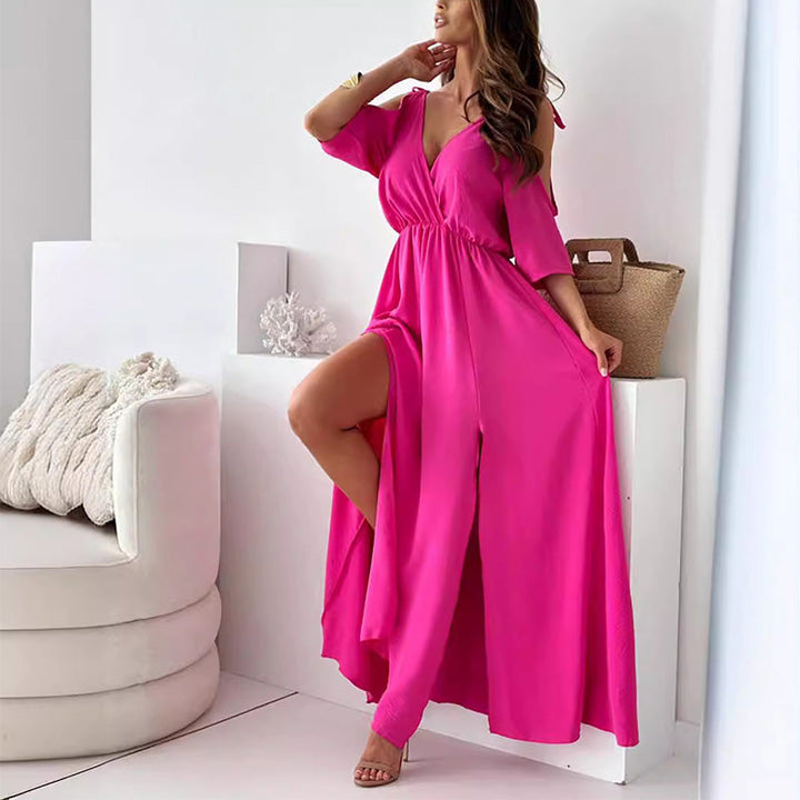 Sienna | Elegantes Maxikleid für Damen mit Seitenschlitz