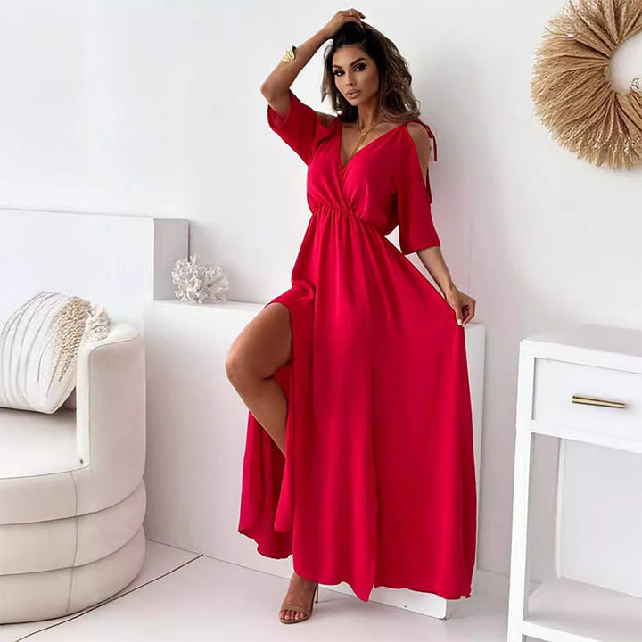 Sienna | Elegantes Maxikleid für Damen mit Seitenschlitz
