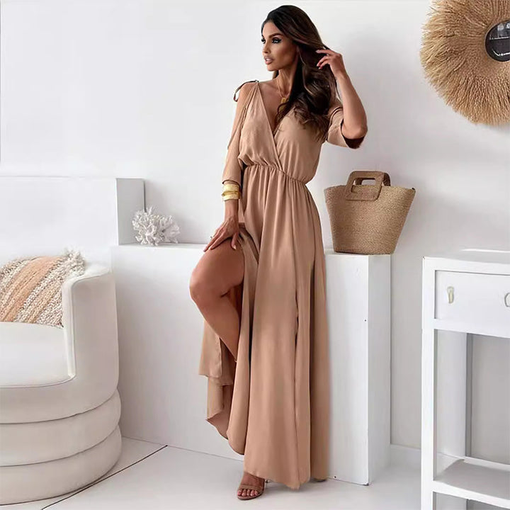 Sienna | Elegantes Maxikleid für Damen mit Seitenschlitz