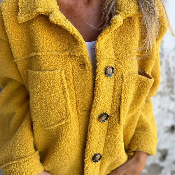 Dion | Kurze Jacke für Damen mit Revers, langen Ärmeln und kurzen Ärmeln