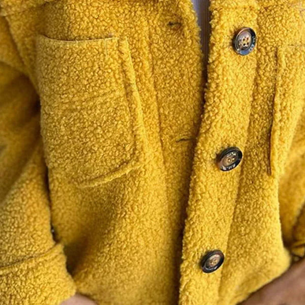 Dion | Kurze Jacke für Damen mit Revers, langen Ärmeln und kurzen Ärmeln