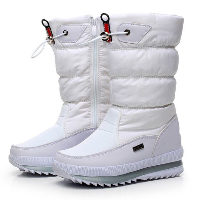 Lara | Rutschfeste und Wasserdichte Schneestiefel aus Kunstfell für Damen