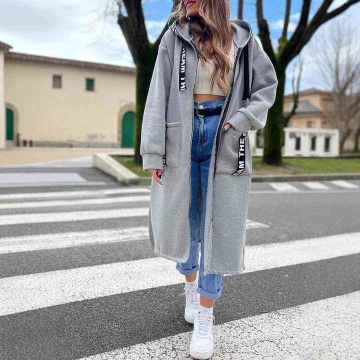 Marta | Oversized Komfort Hoodie Mantel für Damen mit Kapuze und langen Ärmeln