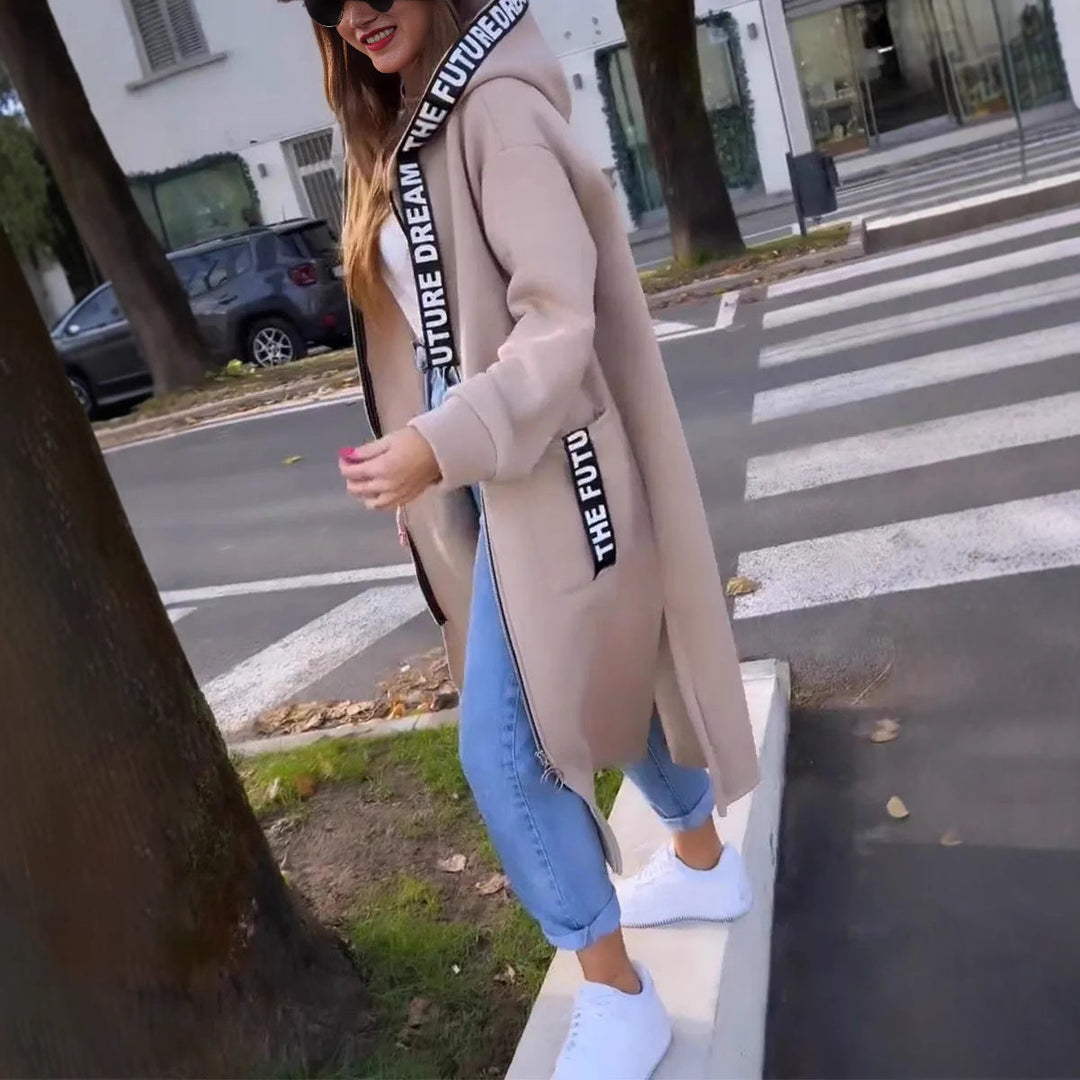 Marta | Oversized Komfort Hoodie Mantel für Damen mit Kapuze und langen Ärmeln