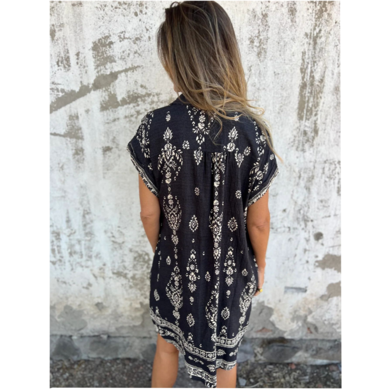 Alina | Luftiges Sommerkleid für Damen mit Taschen und Blumenmuster